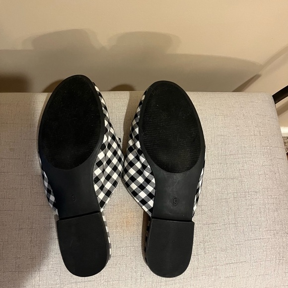 NWOB Black & White Gingham Slip-On Loafer,9W - Picture 5 of 5